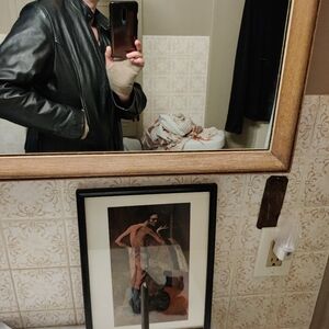 Black Leather Motorcycle Jacket